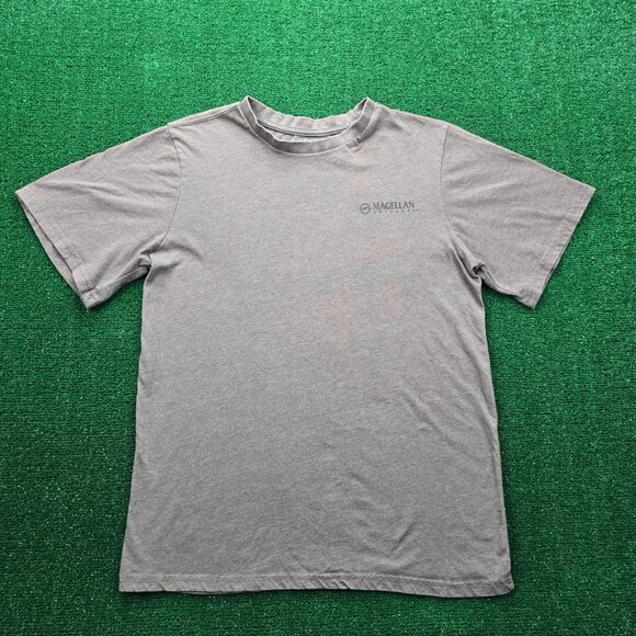 Magellan Tshirt Mens Medium Brown Short Sleeve Labrador Dog Outdoor Hunting - Picture 3 of 8